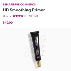 Bellapierre Cosmetics HD Smoothing Primer